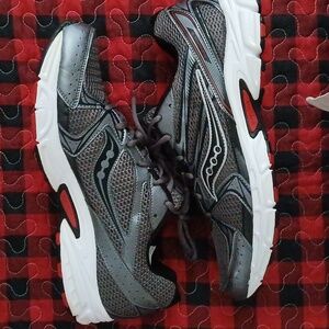 Saucony Men's Black and Gray Athletic Shoes
